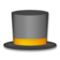 Top Hat emoji on LG